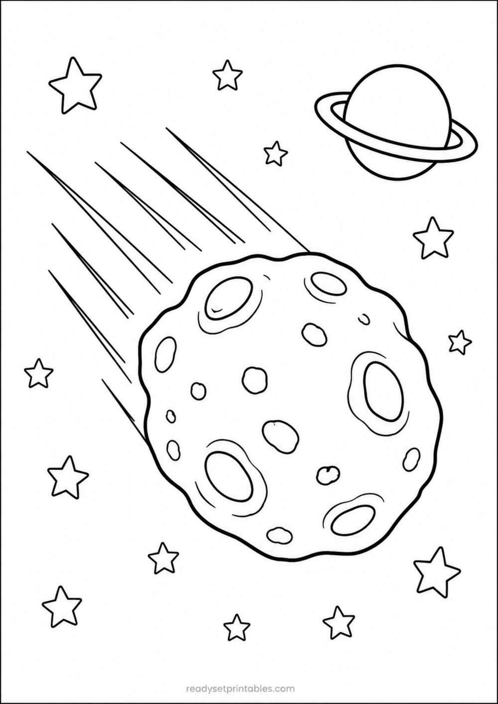 Space Coloring Pages