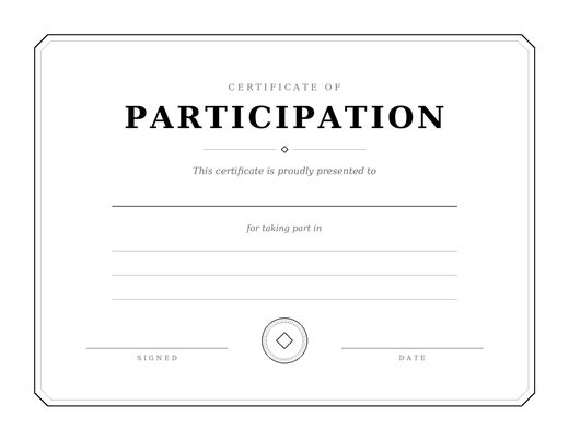 Charts Certificates S Certificate Participation