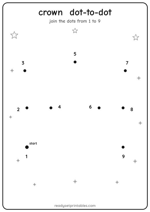 Crown Dot-to-Dot