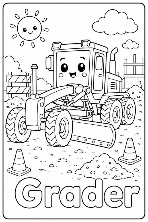 grader coloring page — free printable coloring sheet for kids
