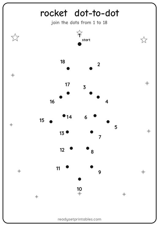 Rocket Dot-to-Dot