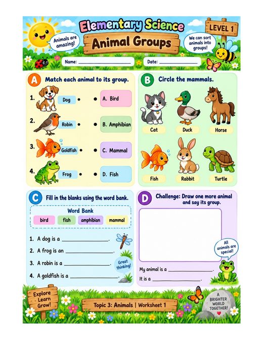 Science Worksheets