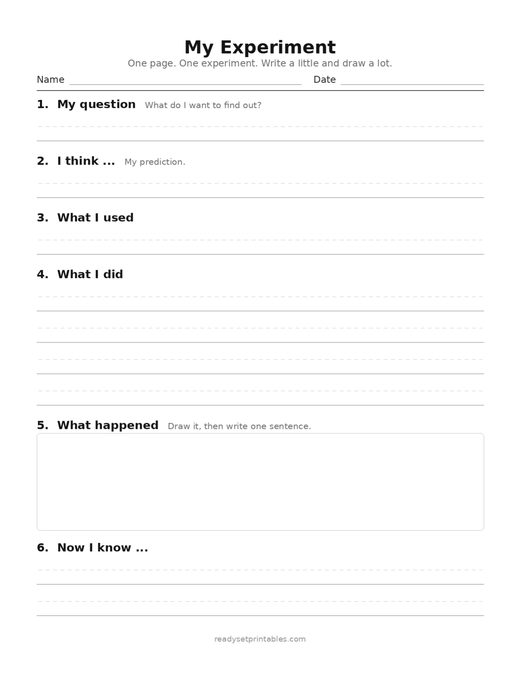 Science Worksheets