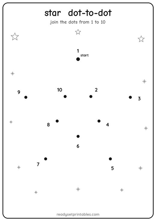 Star Dot-to-Dot