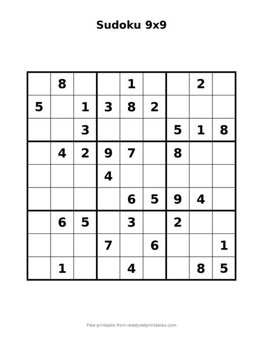 Sudoku 9x9 Easy 03