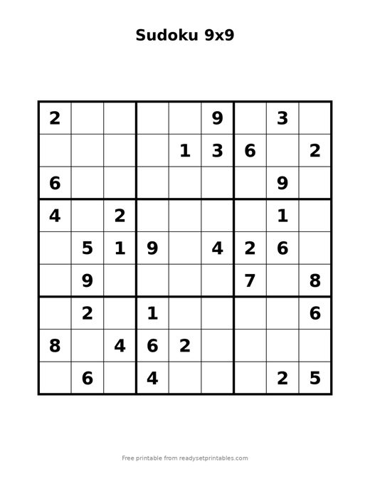 Sudoku 9x9 Easy 04
