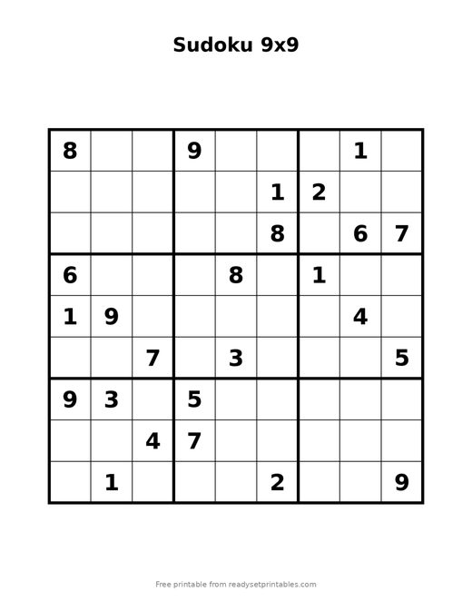 Sudoku 9x9 Expert 04