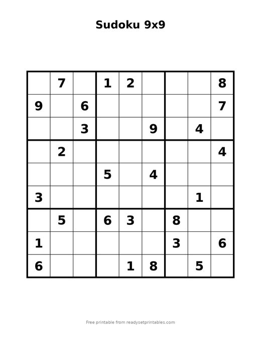 Sudoku 9x9 Expert 05