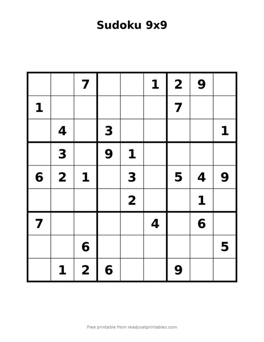 Sudoku 9x9 Expert 10