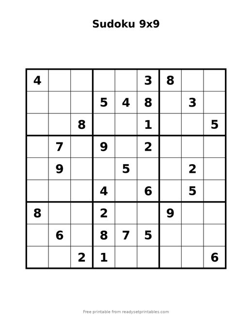 Sudoku 9x9 Extreme 03