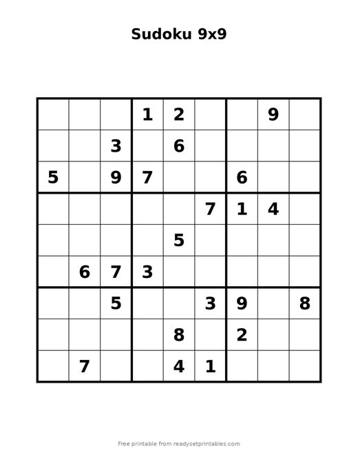 Sudoku 9x9 Extreme 06