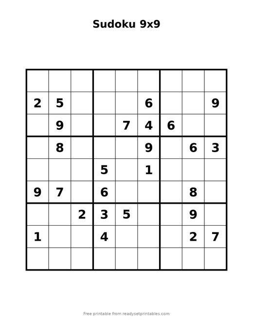 Sudoku 9x9 Extreme 09