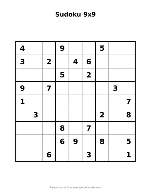 Sudoku 9x9 Extreme 10