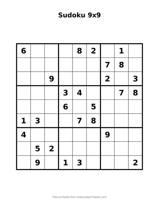 Sudoku 9x9 Hard 07