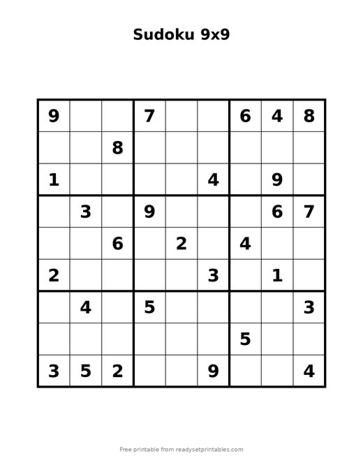 Sudoku 9x9 Hard 08